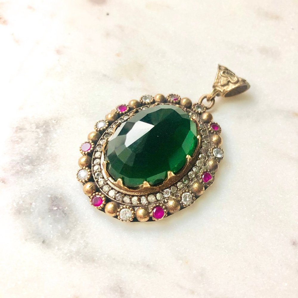 Talih Green Turkish Pendant